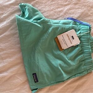 Patagonia Mint Green Swim/Board Shorts